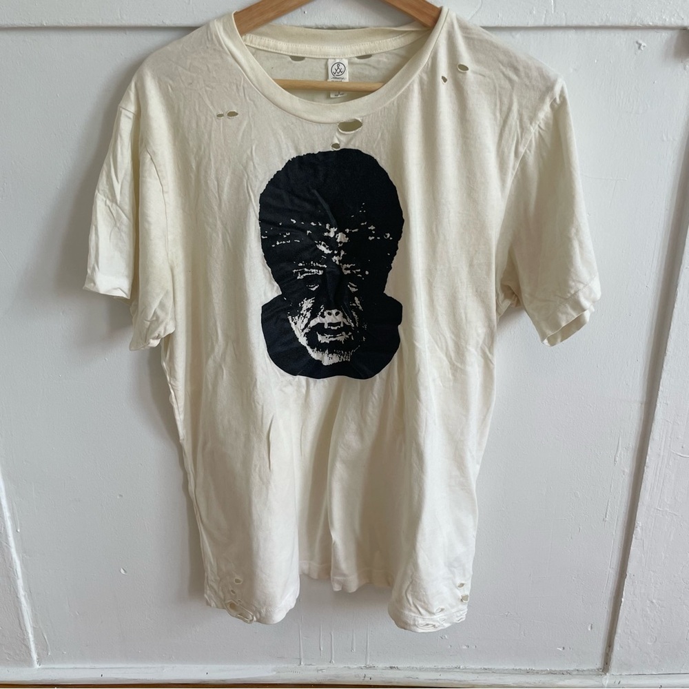 Alternative Cream T-Shirt with Black Graphic